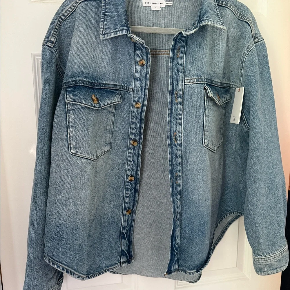 Good American Denim Structured Shirt - Picture 4 of 5